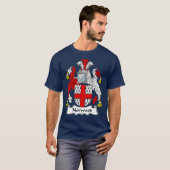 Norwood Coat Arms Family Crest T-shirt (Voorkant volledig)