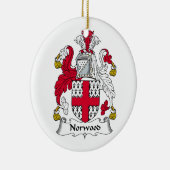 Norwood Family Crest Keramisch Ornament (Rechts)