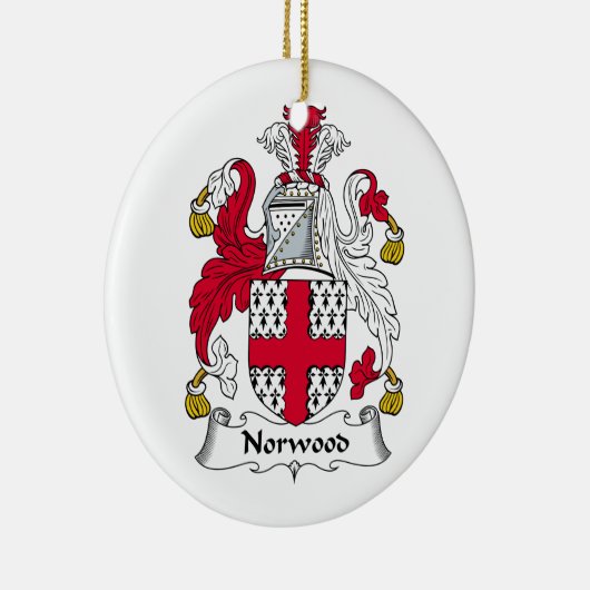 Norwood Family Crest Keramisch Ornament (Rechts)