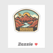 Norwood, Georgia Sticker (Vel)