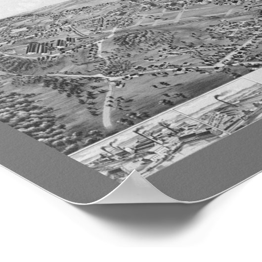 Norwood, MA  Map 1882 Poster (Hoek)