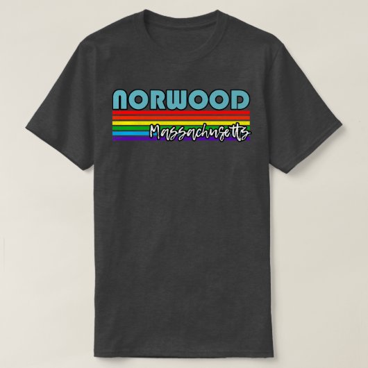 Norwood Massachusetts Pride Norwood LGBT Gift LGB T-shirt (Design voorkant)