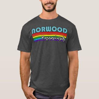 Norwood Massachusetts Pride Norwood LGBT Gift LGB T-shirt