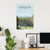 Norwood Park Londen Reisposter Poster (Thuiskantoor)