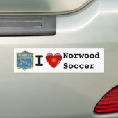Norwood Soccer Bumpersticker (Op auto)