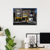 NOS 1056 - 1060 Gerrard ST E 2 kleur versie Poster (Thuiskantoor)