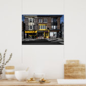 NOS 1056 - 1060 Gerrard ST E 2 kleur versie Poster (Keuken)