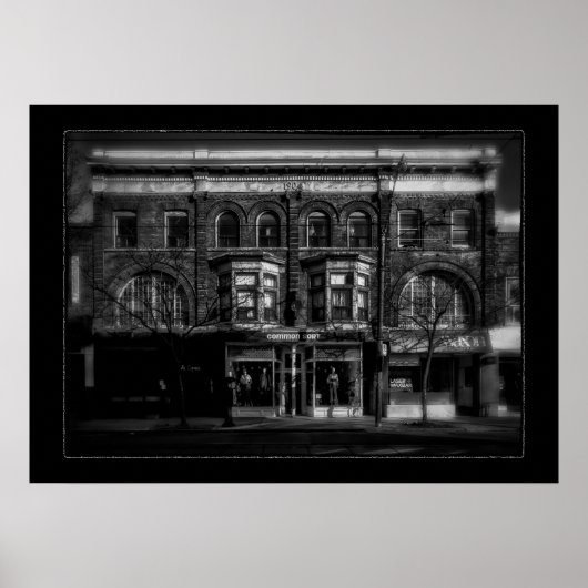 Nos 758 - 766 Queen St E 4 met rand Poster (Voorkant)