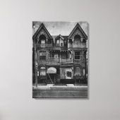 Nos 9 - 11 Spadina Road 3 Old Film Version Canvas Afdruk (Voorkant)