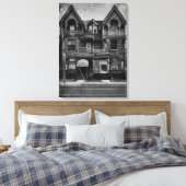 Nos 9 - 11 Spadina Road 3 Old Film Version Canvas Afdruk (Insitu (Slaapkamer))