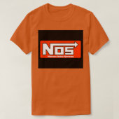 NOS Nitrous Oxide Systems Sticker Mask  T-shirt (Design voorkant)