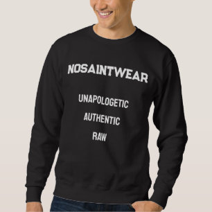 NoSaintWear Vleugel & Tekst Trui