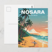 Nosara Costa Rica Reizen Briefkaart (Voorkant / Achterkant)