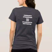 NOSC Logo T-shirt voor vrouwen (Achterkant)