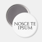Nosce Te Ipsum Magneet (Voorkant / Achterkant)