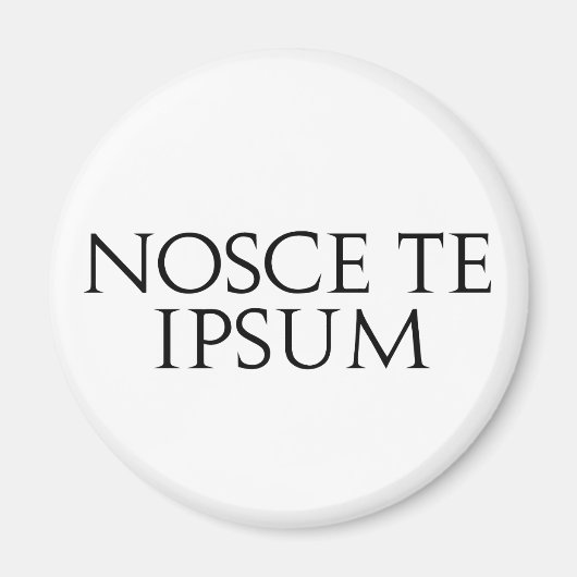 Nosce Te Ipsum Magneet (Voorkant)