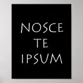 Nosce te ipsum poster (Voorkant)