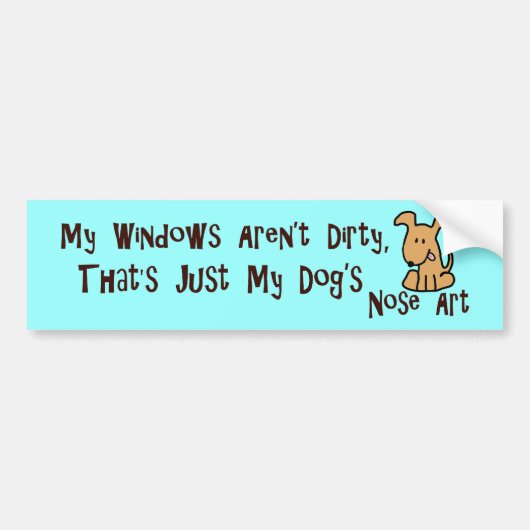 Nose Art Bumpersticker (Voorkant)
