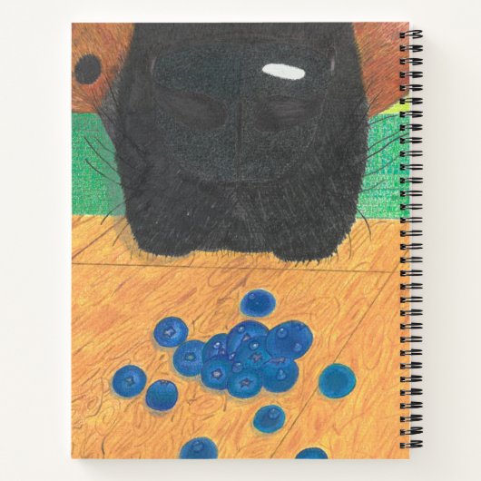 Nose$Blueberry notebook Notitieboek (Achterkant)