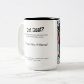 Nose Kiss 4 Mama mok - Love goats met elke beker! (Voorkant links)
