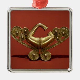 Nose Ornament, Tairona Culture Metalen Ornament