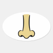 Nose Ovale Sticker (Voorkant)
