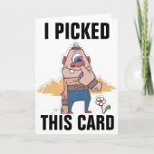 NOSE PICKER FUNNY BIRTHDAY CARDS KAART (Voorkant)