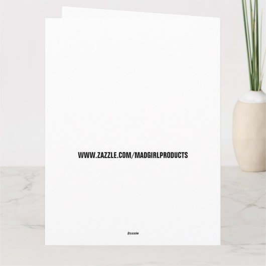 NOSE PICKER FUNNY BIRTHDAY OVERSIZED CARD KAART (Achterkant)