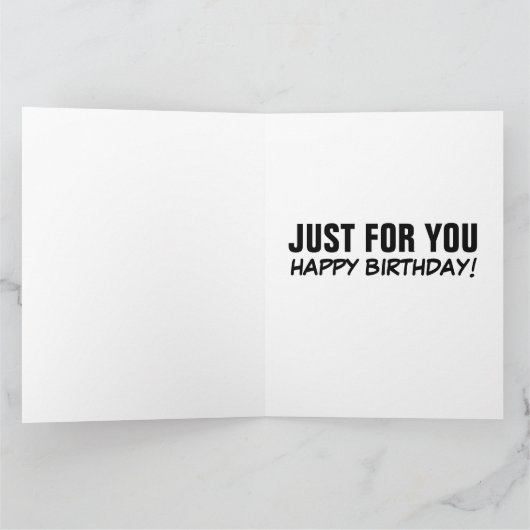 NOSE PICKER GIIRL FUNNY OVERSIZED BIRTHDAY-KAARTEN KAART (Binnen)