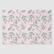 Nosegay Pink Floral Weefselpapier