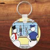 Noseless Snowman Bunny Suspect Gifts & T - shirts Sleutelhanger (Voorkant)