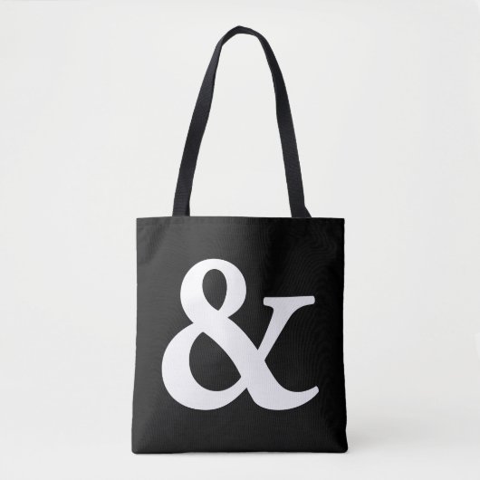Nosetouch Press Ampersand Canvas tas (Voorkant)