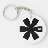 Nosetouch Press Asterisk Sleutelhanger (Voorkant)