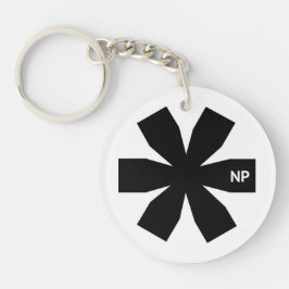 Nosetouch Press Asterisk Sleutelhanger