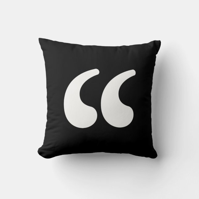 Nosetouch Press Quote Pillow Kussen (Voorkant)