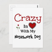 Nosework Dog Briefkaart (Voorkant / Achterkant)