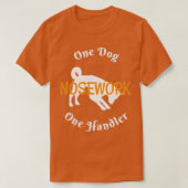 Nosework Dog One Dog One Handler T-shirt (Design voorkant)