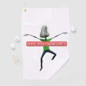 Nosey business golfhanddoek (Insitu)