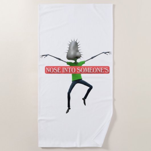 Nosey business strandlaken (Voorkant)