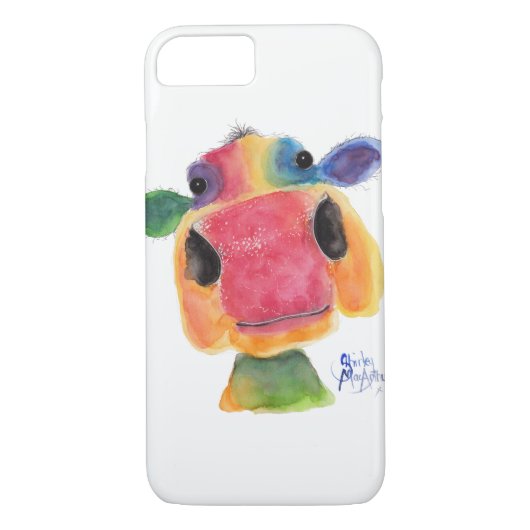Nosey Koe ' Bridget ' Iphone Galaxy Hoesjes (Achterkant)