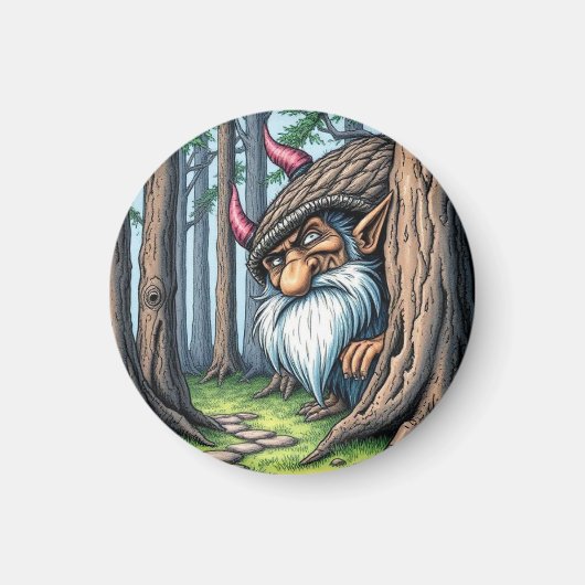 Nosey Norwegian Troll, Magnet (Voorkant)