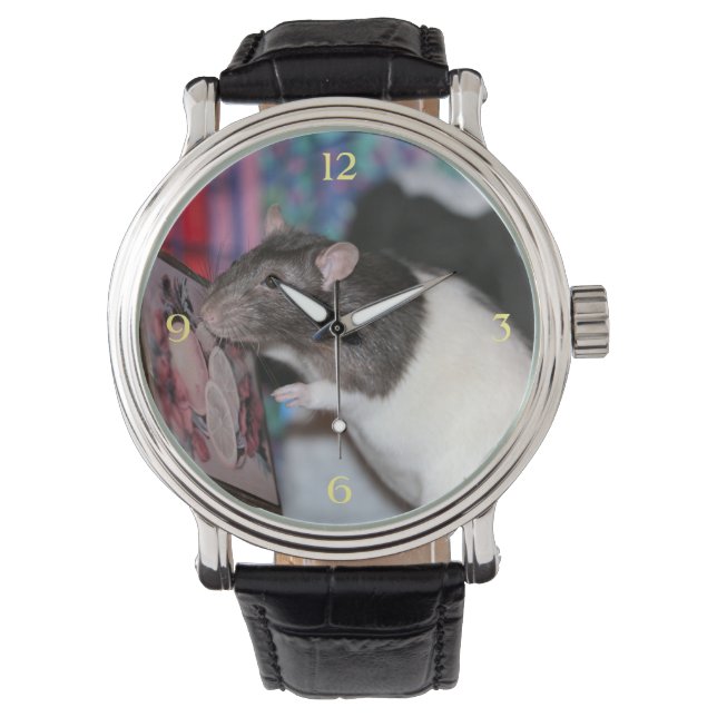 Nosey rat horloge (Voorkant)
