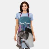 Nosey rat schort (Gedragen)