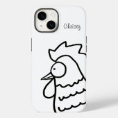 Nosey Rooster Case-Mate iPhone Case (Achterkant)