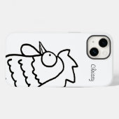 Nosey Rooster Case-Mate iPhone Case (Achterkant (horizontaal))