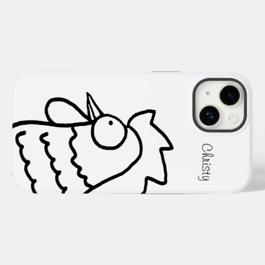 Nosey Rooster Case-Mate iPhone Case (Achterkant (horizontaal))