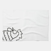 Nosey Rooster Kitchen Towel Theedoek (Horizontaal)