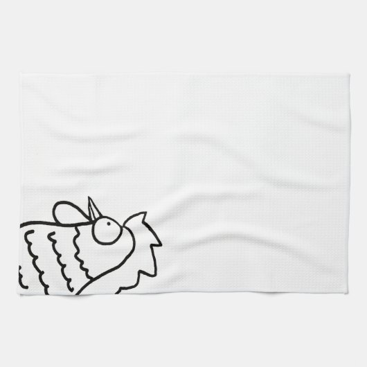 Nosey Rooster Kitchen Towel Theedoek (Horizontaal)