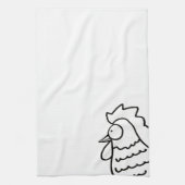 Nosey Rooster Kitchen Towel Theedoek (Verticaal)