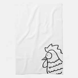 Nosey Rooster Kitchen Towel Theedoek